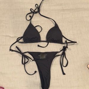 White Fox Gray Bikini -NEVER WORN